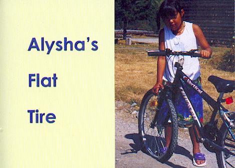Alysha's flat tire / Lorraine Adams, Lynn Bruvold