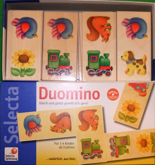 Duomino [small game - language] : picture dominoes