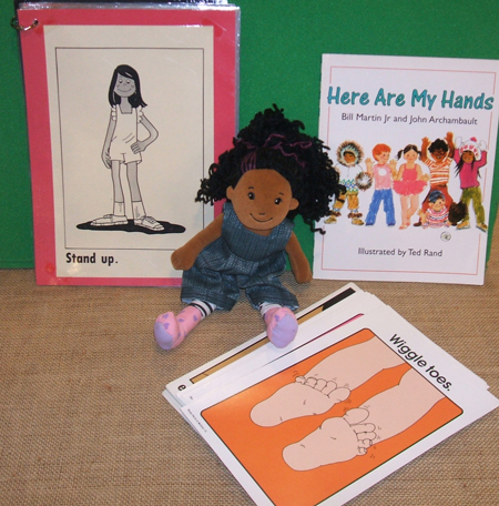 Here are my hands [story kit] / based on the book by Bill Martin and John Archambault ; illustrated by Ted Rand.