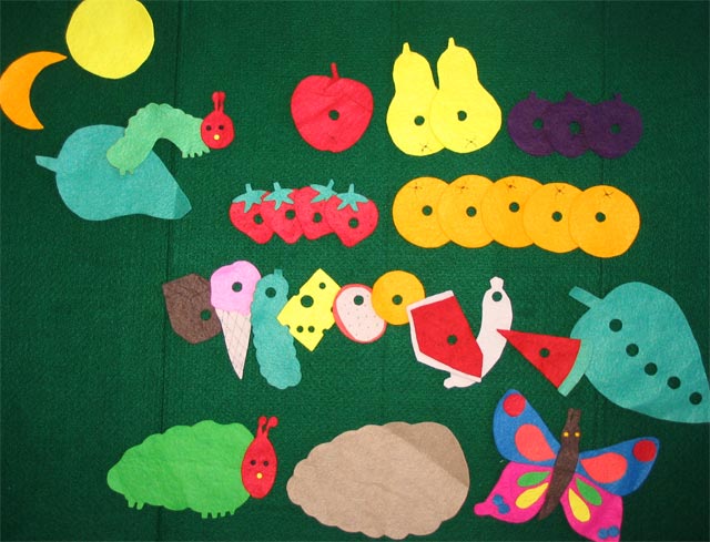 The very hungry caterpillar [feltboard story]