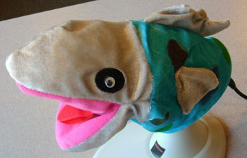 Colourful fish puppet [hand puppet]