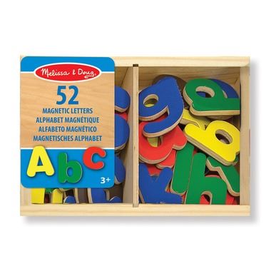 Wooden Magnetic Letters  [language].