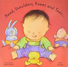 Head, shoulders, knees and toes... : Hindi and English.