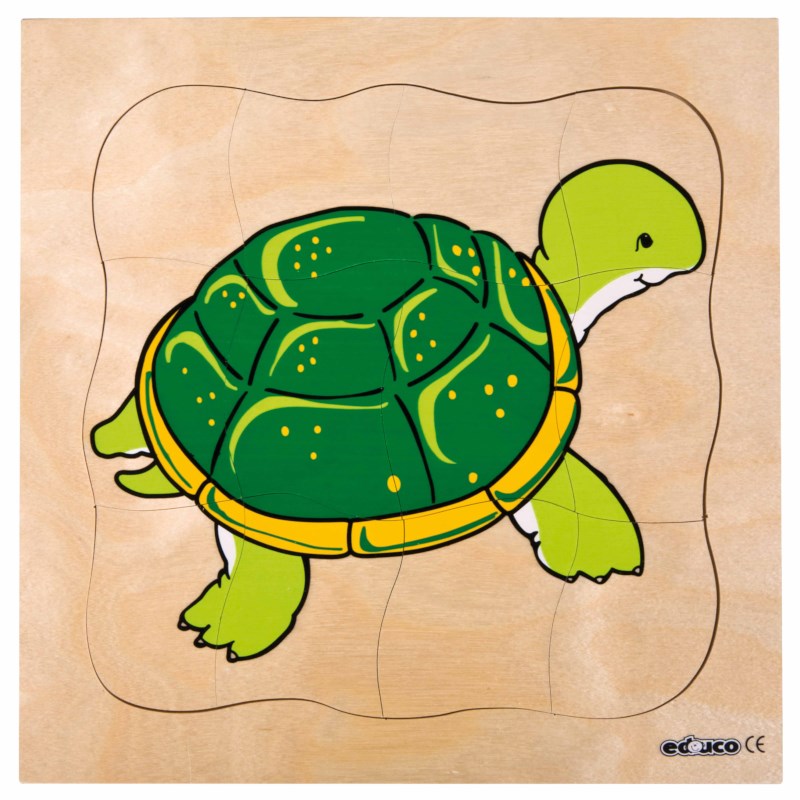 Turtle life cycle layered puzzle.