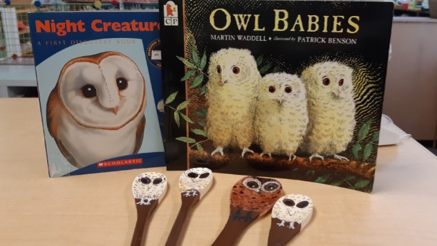 Owl Babies [story kit] / based on the book by Martin Waddell.