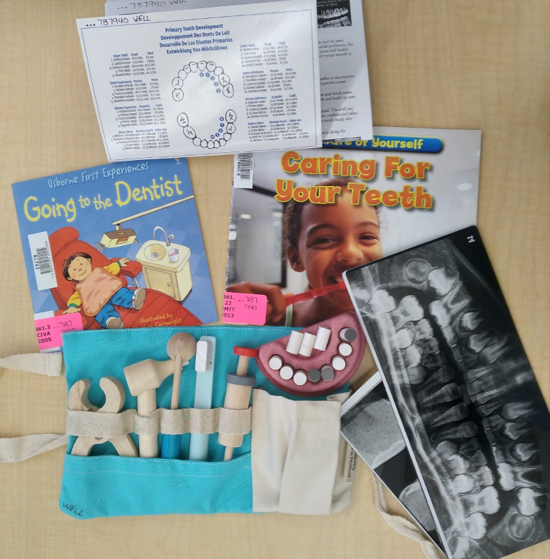 Going to the dentist [STEAM kit] / based on the book by Anne Civardi ; illustrations by Stephen Cartwright.