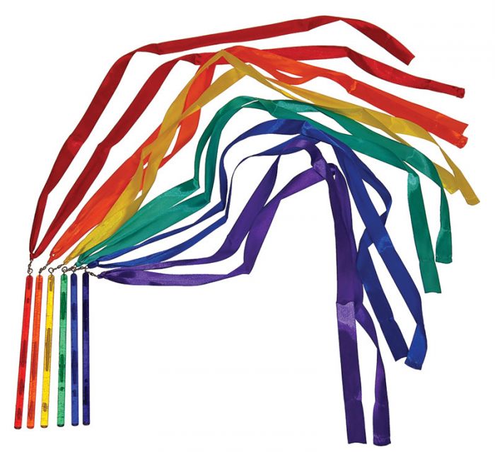 Rainbow Rhythm Ribbon Sticks