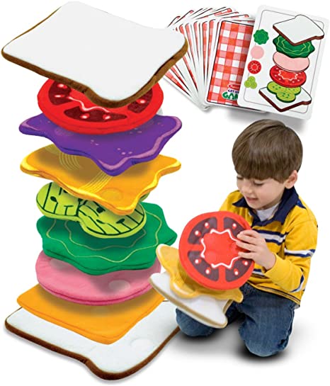 Sandwich Stacking Game [Dramatic Play].