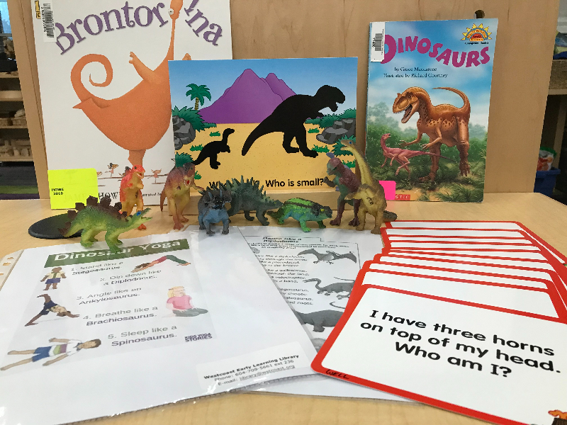 Dinosaurs! [story kit] / based on the book by Grace Maccarone 