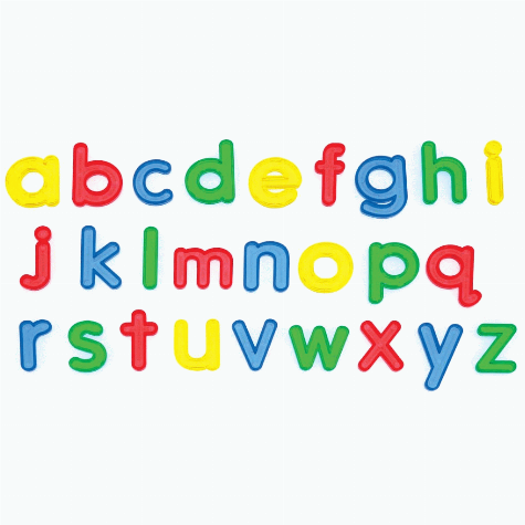 Translucent Alphabet Letters - lower case [STEAM]