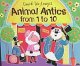 Animal antics from 1 to 10 Cover Image